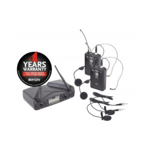 Eikon WM700DH - Dual Channel PLL UHF Wireless Belt-pack Microphone System