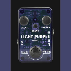 SKS Audio Musiwewe Light Purple Delay Guitar Effect Pedal