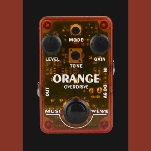SKS Audio Musiwewe Orange Overdrive Guitar Effect Pedal