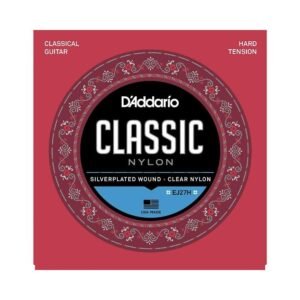 D'Addario EJ27H Nylon Classical Guitar Strings, Hard Tension