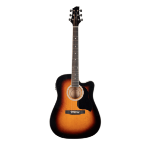 Granada, Acoustic Electric Guitar, Cut-Away with EQ, GL141D-CEQ-Vintage Sunburst Gloss