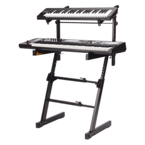 Hercules KS410B Autolock Z Style | Double Keyboard Stand