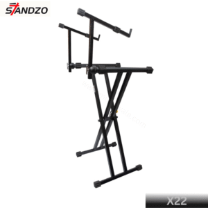 Standzo X22 Double Electronic Keyboard Stand, Heavy Quality