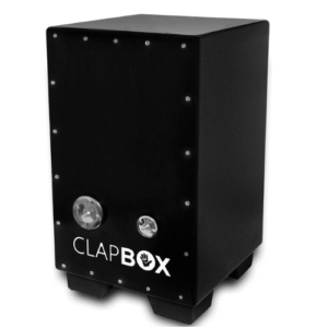 Clapbox CB22 Jingle Cajon | Teak Wood | Black