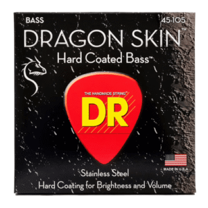 DR, Bass Guitar Strings, Dragon Skin Coated 1-DSP-45