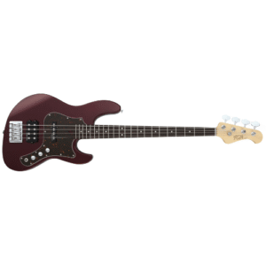 FGN, Electric Bass Guitar, Mighty Jazz Series, J Standard JMJ2ALR -Azuki Metallic AZM