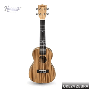 Havana UKE24 Zebra | Ukulele | Concert Size 24 Inches | Mahogany