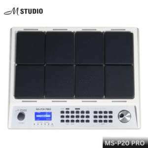 M STUDIO MS-P20 PRO Octapad | Electronic Drum Multipad | White Edition