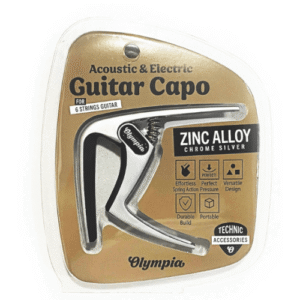 Olympia OLX-01CA ASV Professional Guitar Capo - Chrome Silver