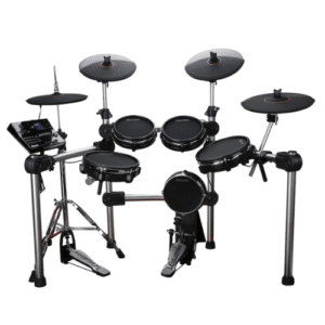 Carlsbro CS D600 All mesh Heads | 9 Piece Dual Zone Electronic Drum Kit