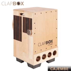 Clapbox Cajembe Cajon | 4 in 1 Instrument | Rubber Wood | Internal Snares