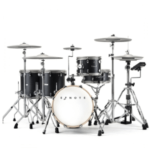 EFNOTE 5X Electronic Drum Set - Black Oak / Hardware Set & Artesia Accessory Pack & HiHat Stand