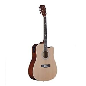 Hertz HZA-5100 NT (Natural) Semi Acoustic Guitar