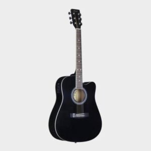 Hertz HZA-5100 BK (Black Matt) Semi Acoustic Guitar