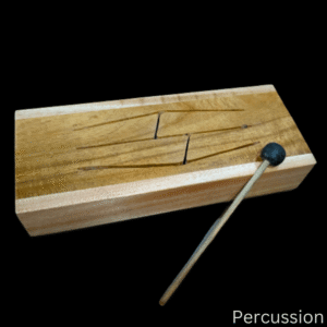 Lazor Cut Sound Box Percussion with beater Stick