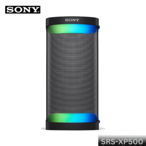 Sony SRS-XP500 | Portable Wireless Bluetooth Party Speaker (Karaoke/Guitar Input, IPX4 Splashproof Protection,20hrs Battery,Ambient Light,USB & Charge,Quick Charge, Power Bank)