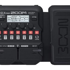 Zoom G1X Four Multi Effects Processor with Expression Pedal without adapter (Black)
